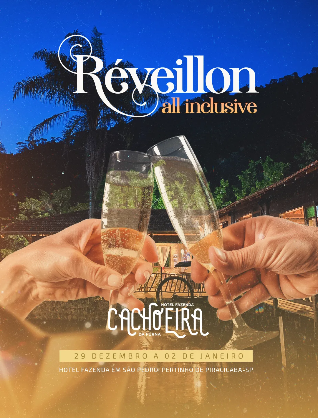 Réveillon All Inclusive - Hotel Fazenda Cachoeira da Furna